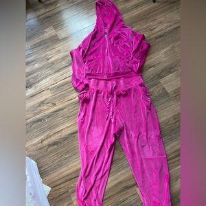 victoria secret tracksuit velvet size Xl